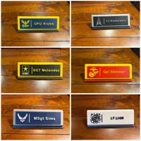 US Military Desk Nameplates