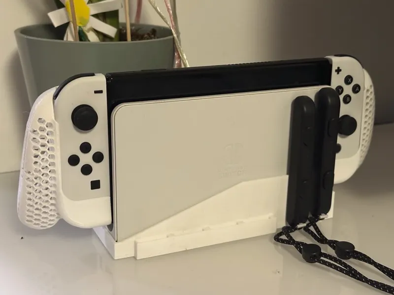 Nintendo Switch OLED Dock mit Zubehörhalterung