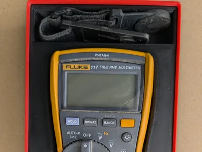 Fluke 117 & Lead Organizer (Modular Gridfinity)
