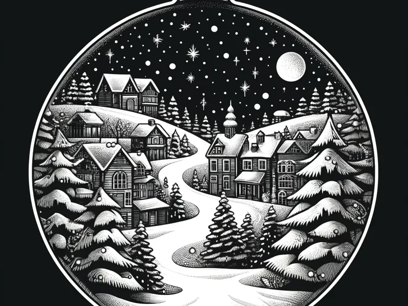 High-Detail Christmas Village Ornament 0.2mmNozzle