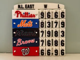 Standings with Wins and Losses