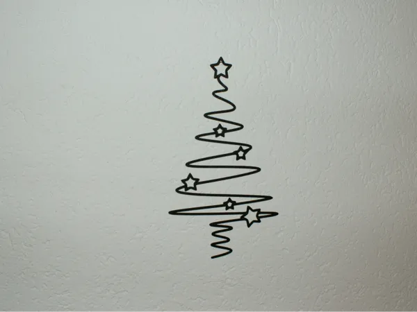 Tableau mural sapin de Noël