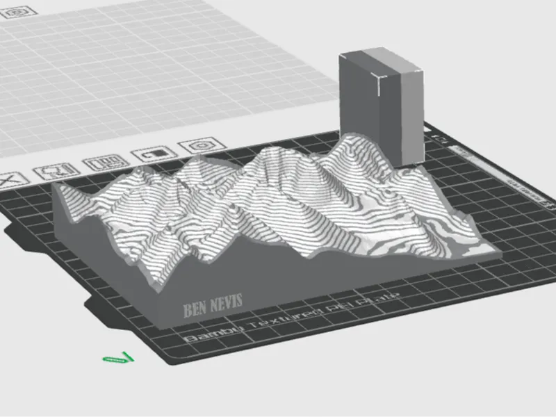 Ben Nevis Contour Map