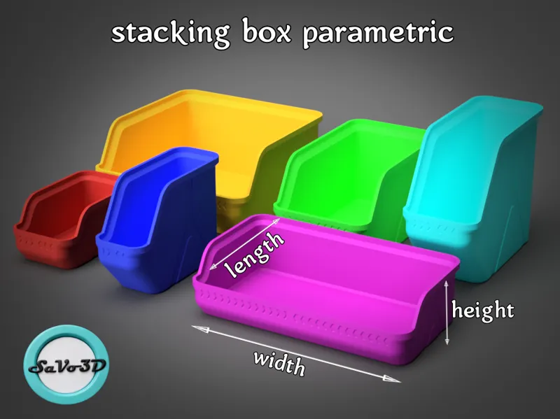 stacking box parametric