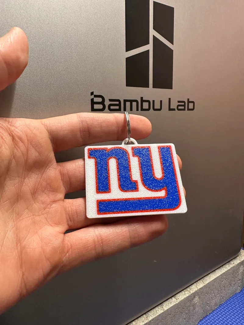 New York Giants Multi-Color Keychain