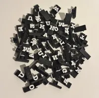 Tampons alphabet - police machine à écrire — photo 7