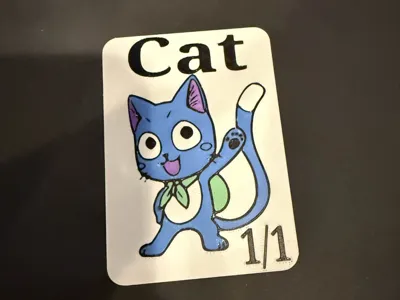 Happy MTG Cat Token