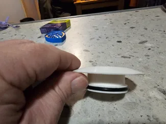Non pop up pop up plug