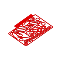 Fusée en kit à assembler façon kit-card — photo 2