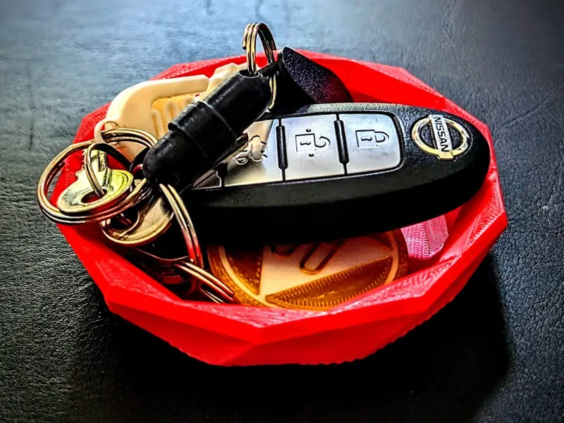 small key catch tray