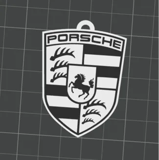 Porsche keychain