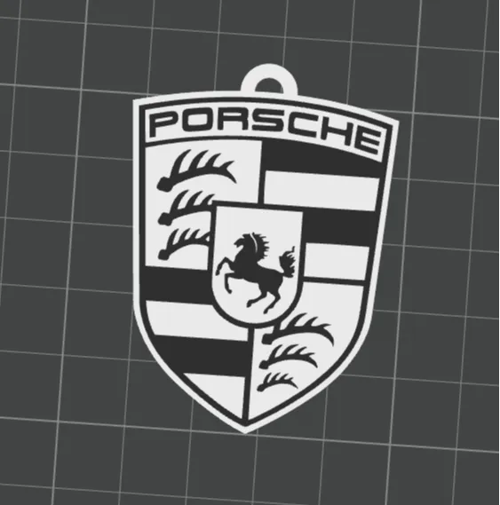Porsche keychain