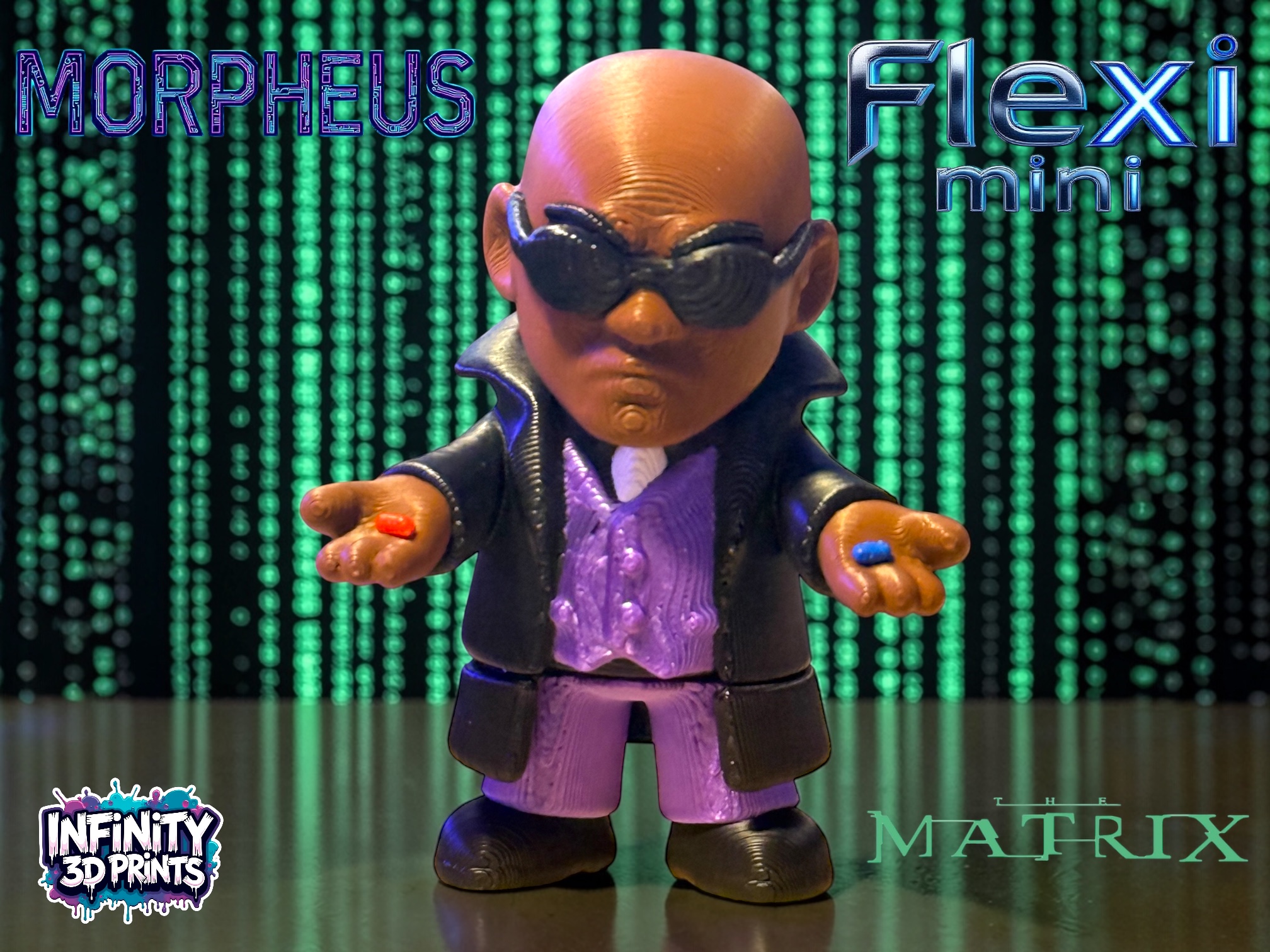 Miniatura 3 do modelo 3D MORPHEUS - THE MATRIX FLEXI MINI  