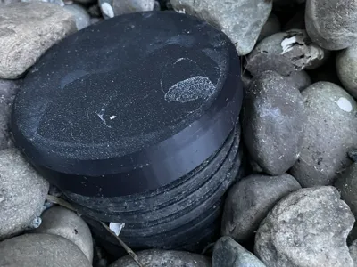 Drain pipe end cap Ø100mm