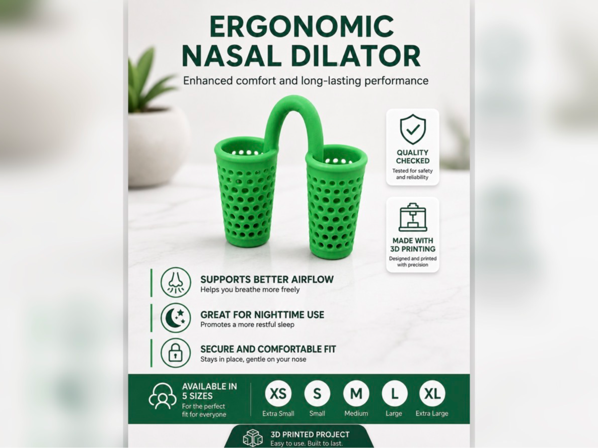 Dilatatore nasale ergonomico e funzionale - 1