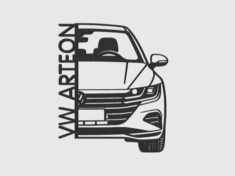 VOLSKWAGEN ARTEON – Silhouette Wall Art