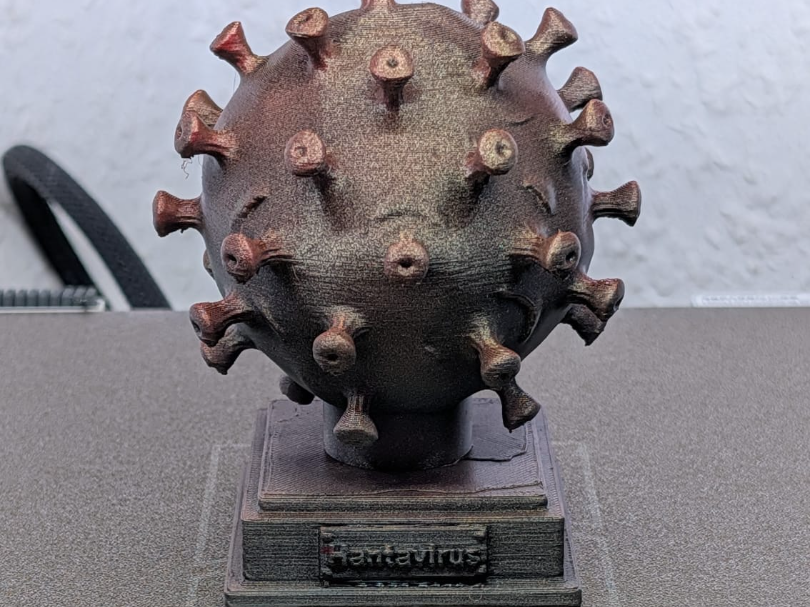 The Forbidden Raspberry: Hantavirus Sculpture