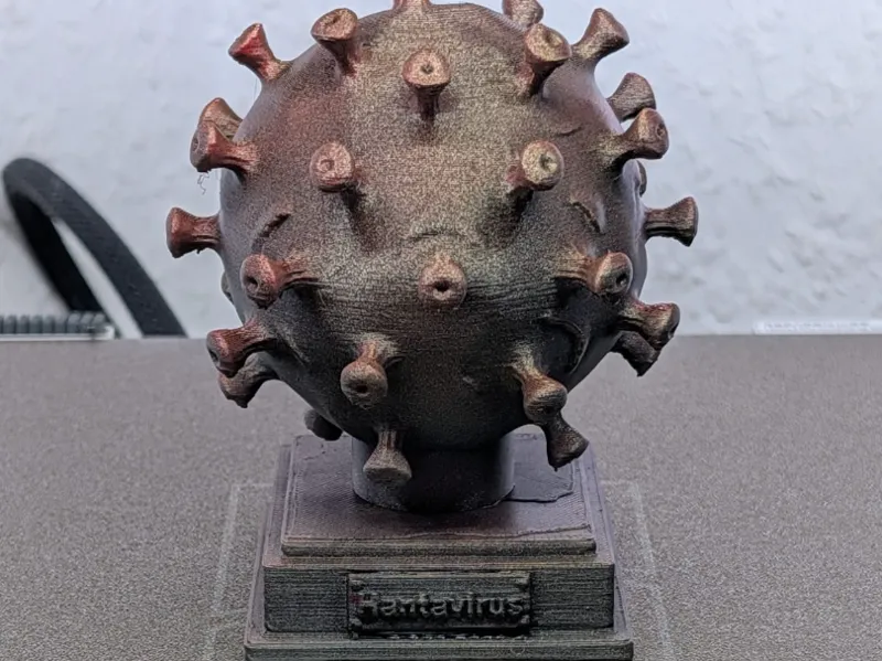 The Forbidden Raspberry: Hantavirus Sculpture
