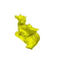 Statue de dragon low poly — photo 3