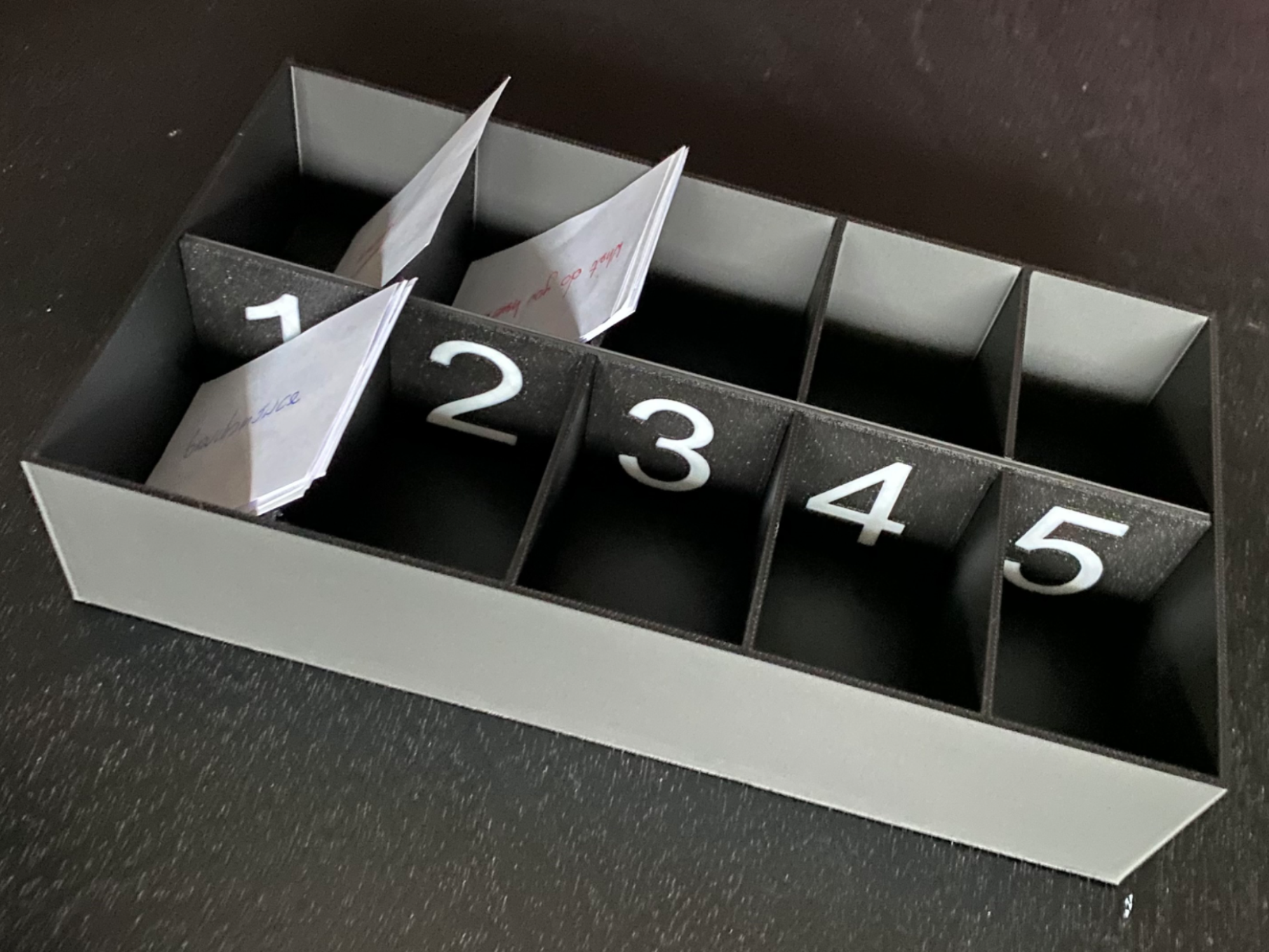 Dual Flashcard Box