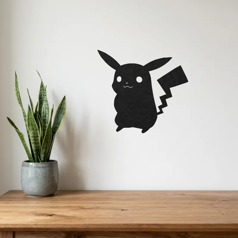 Wall art Pikachu