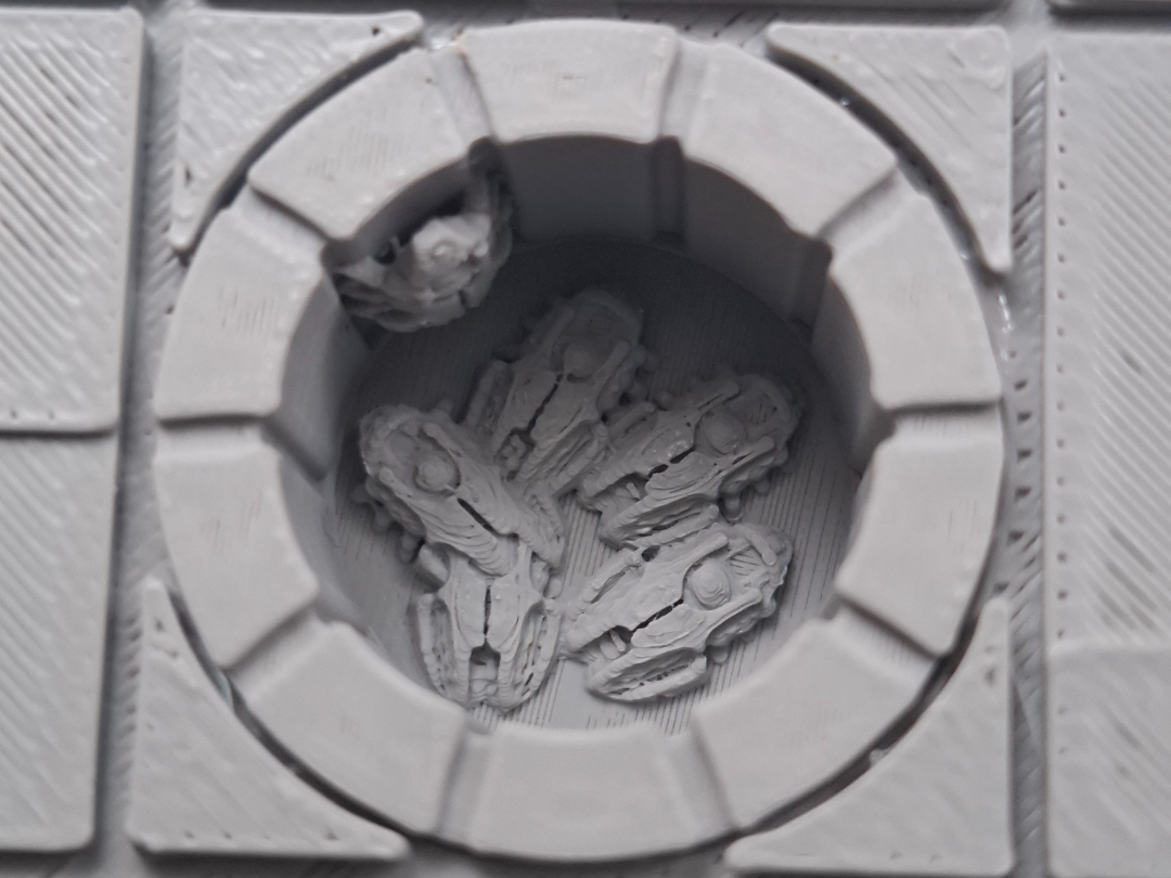 Detail Scarab-Schacht für Gruftwelt