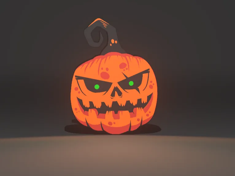 Halloween Pumpkin Lightbox