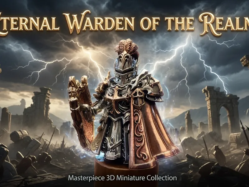 Eternal Warden of the Realm - Fantasy Knight 