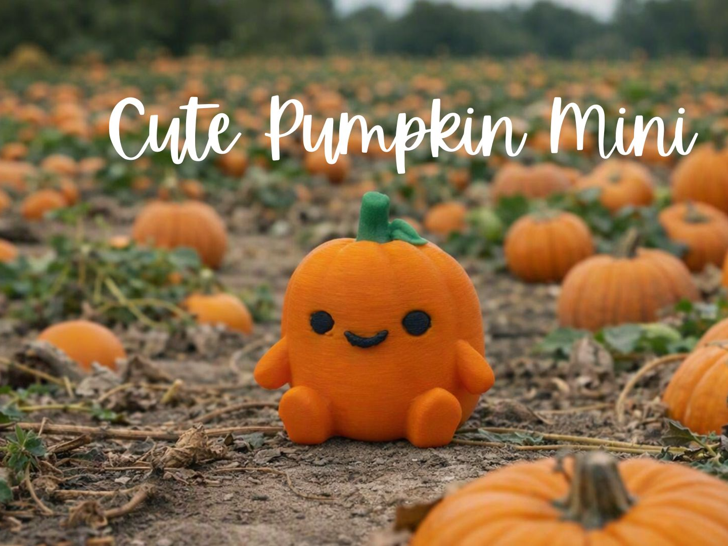 Cute Pumpkin Mini 3D model