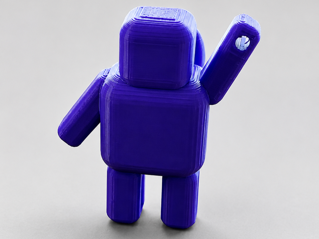 Waving Astronaut Toy Keychain