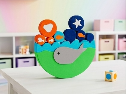 Ocean Whale Stacking Toy Balance Game