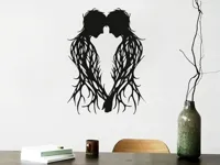 Couple homosexuel sculpté dans l'Arbre de Vie — photo 3