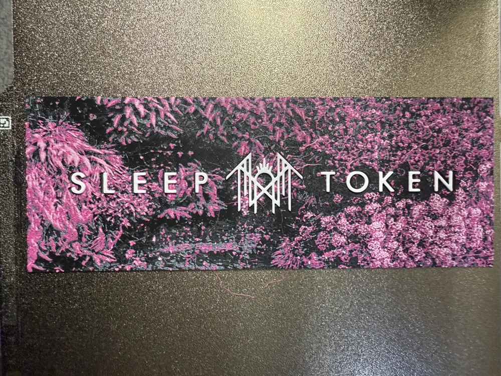 Sleep Token Even in Arcadia Artwork HueForge by Lazers and Layers ...