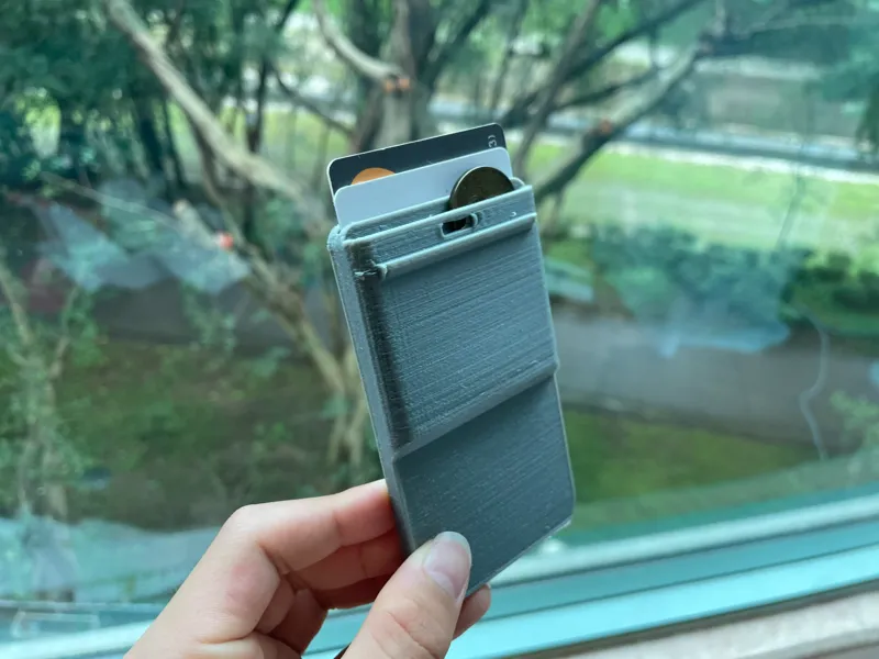 TPU Lanyard Wallet, 2 Cards + Coins, NO SUPPORTS