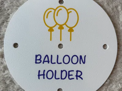 5 ballon holder/mount/hanger