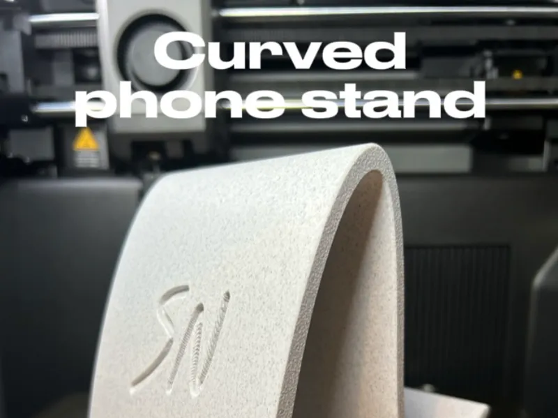Curved Phone Stand