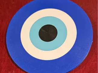 Trini Evil Eye Protection Coaster