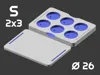 [2x3] 26mm - magnets 6x2mm