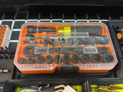 Gridfinity tray for Klein 65400KNECT Socket Set