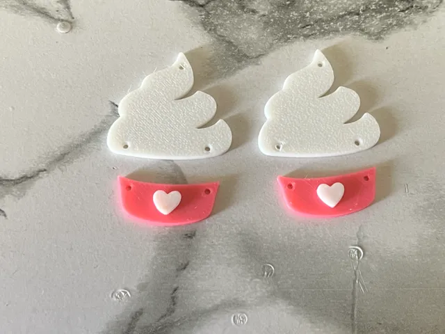 cupcake earrings