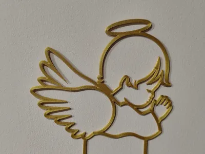 Little angel cake topper