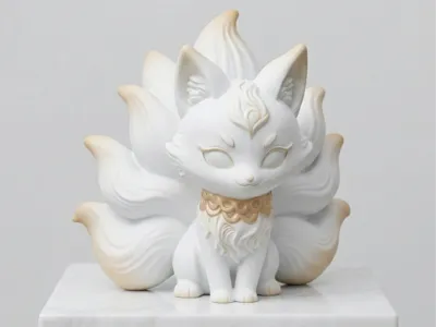 九尾狐 3d print model download - MakerWorld