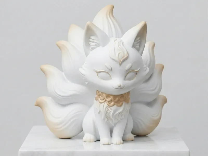Cute Kitsune - Nine-Tailed Fox