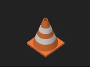 Traffic cone trailer hitch ball cover