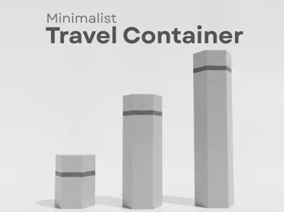 Minimalist Travel Container