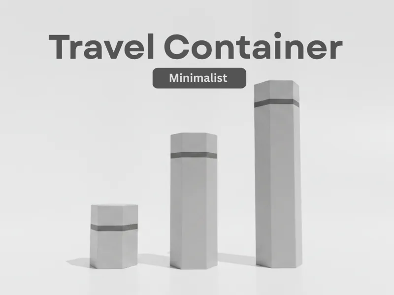 Minimalist Travel Container