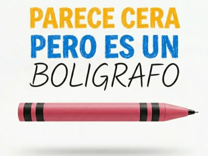 Boligrafo estilo Crayola Gigante