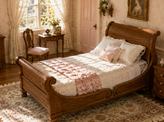 Miniature Sleigh Bed Frame