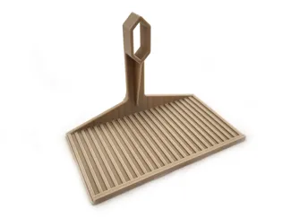 Cell phone holder for European electrical outlet
