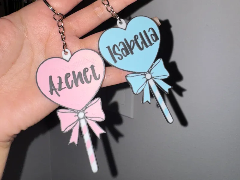 Lollipop Keychain